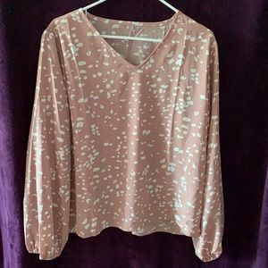 XL, pink with white polka dots